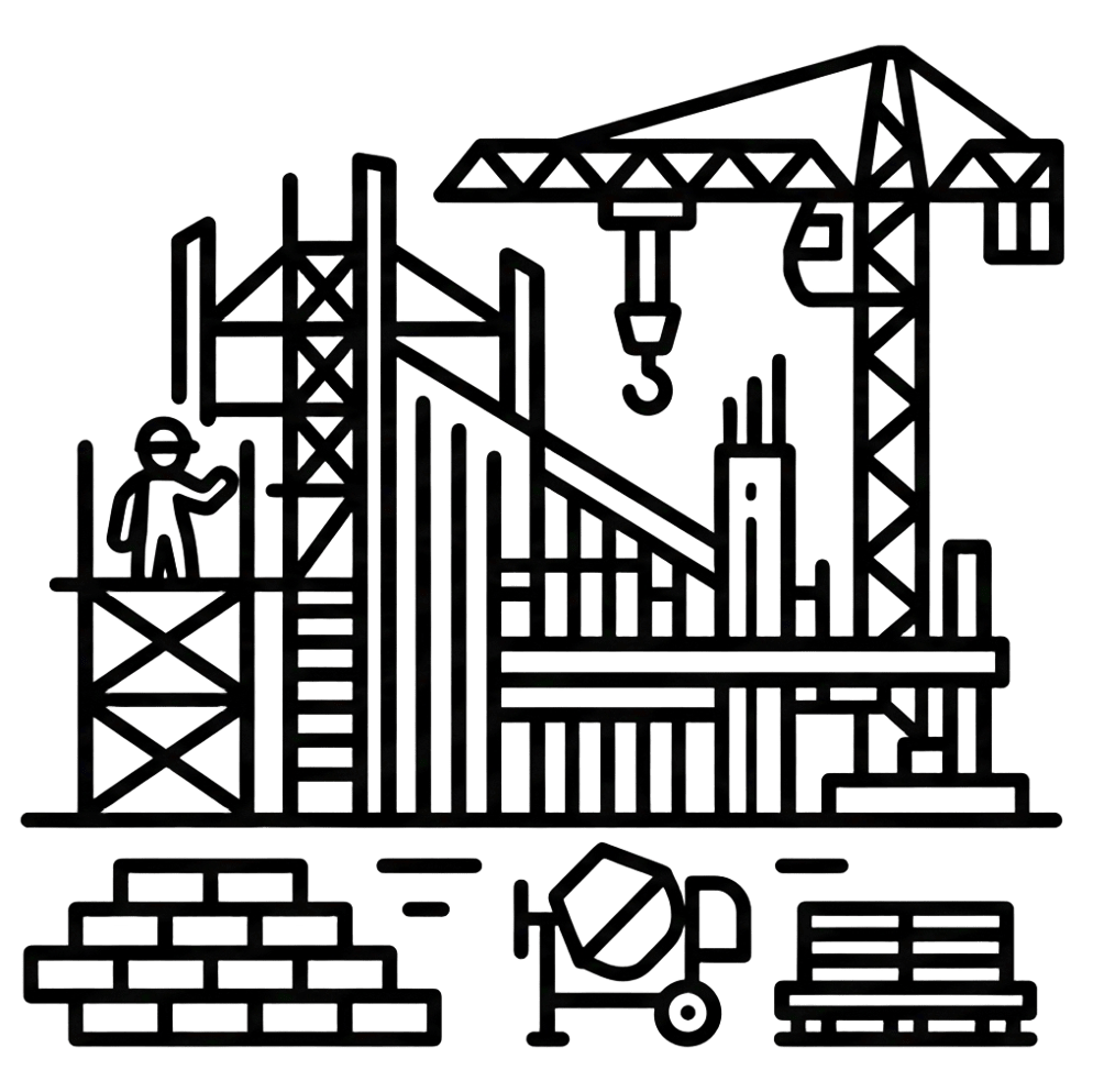 Icono obras de arquitectura y edilicia